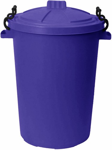 50l purple bin heavy duty - purple,