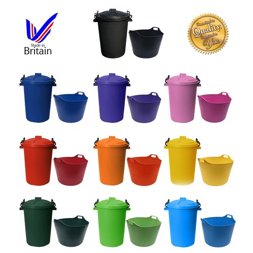 50l clip lock bin 75l - clip, flexi