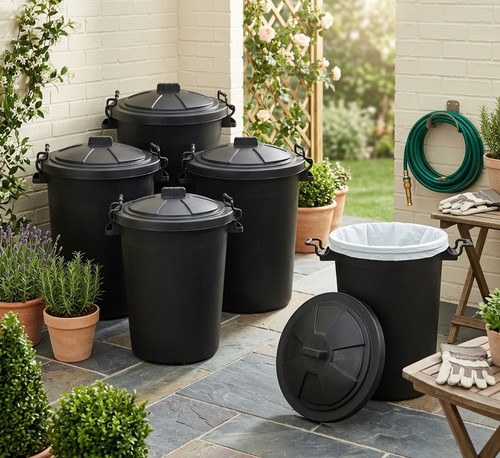50l plastic garden bin - x,