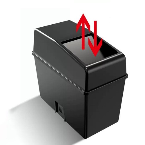 Garbage bin storage with - with, fixed