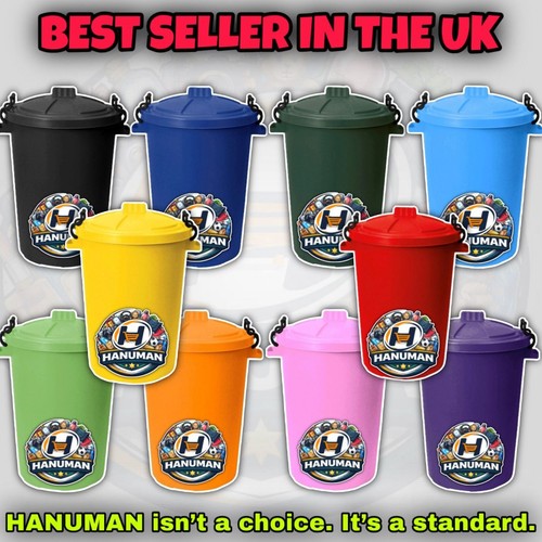 80l bin with clip lock - bin, lid
