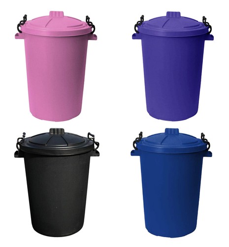50l coloured plastic waste - coloured,