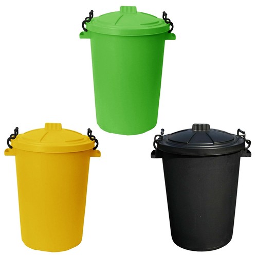 50l bin clip - clip, lime